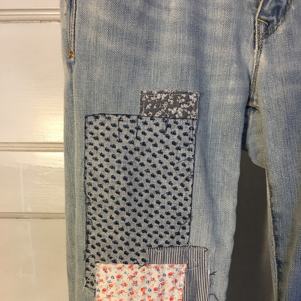 Gap Patchwork 1969 Jeans - image 4